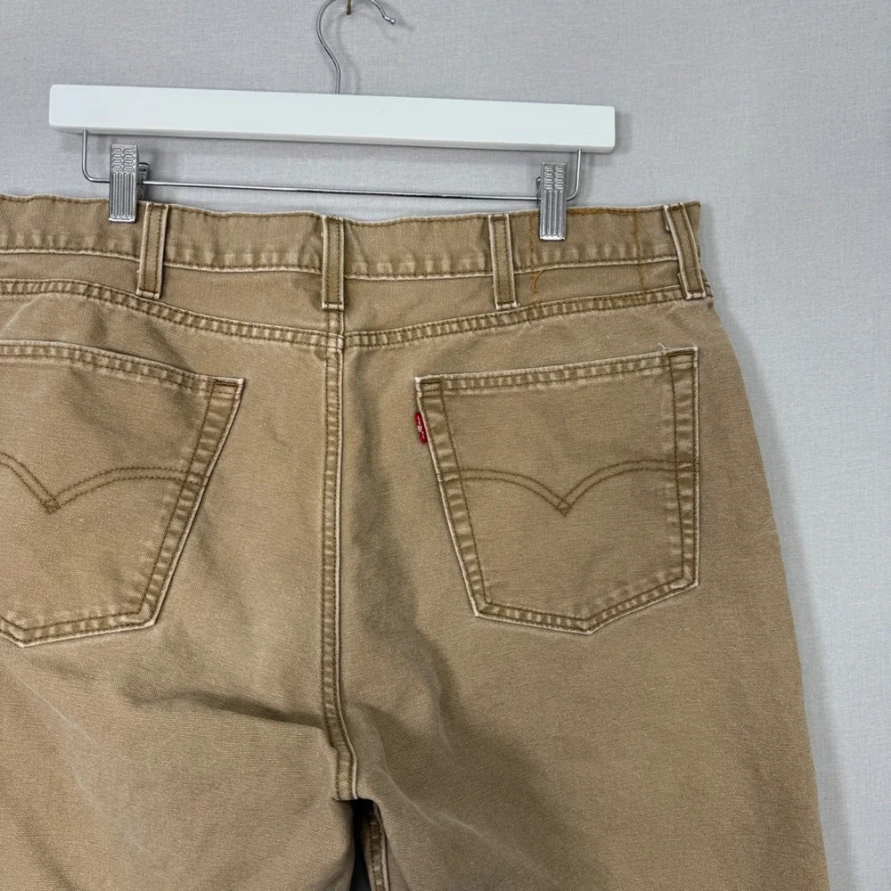 Levi's 550 '92 Relaxed Taper Fit Jean Mens 38x30 Brown Denim Workwear Streetwear
